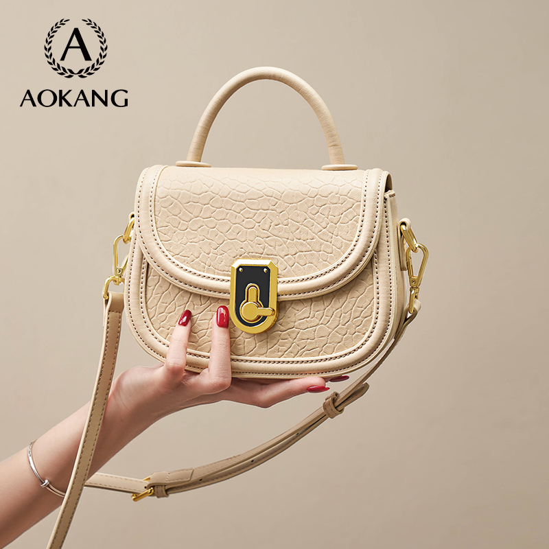 奥康马鞍包2025新款女包高级手提包女士斜挎包时尚潮百搭单肩包包,箱包皮具/热销女包/男包,通用款女包,淘宝优惠券,粉丝福利购,淘宝优惠卷