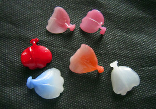 复古头饰DIY手工材料灯火琉璃料器花簪宫花仿玉石饰品配件