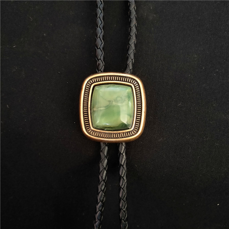 波洛领带男正装商务西装英伦风新品免打式新郎绿色正方形配饰领结