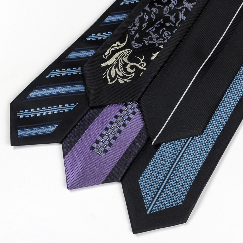 方佑时尚个性定位花型领带男正装韩版窄6cm新郎结婚休闲商务领结