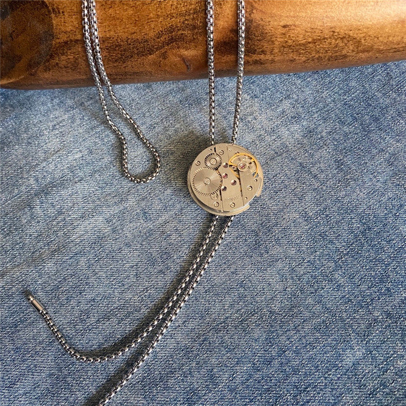 BOLO 领带 原创蒸汽朋克机械芯原创潮流男生波洛领带衬衣领绳休闲