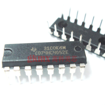 TI集成电路CD74HC4052E DIP16直插多路复用器 2.5元/PCS