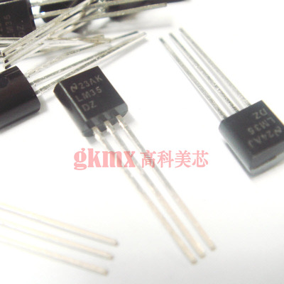 高科美芯 集成电路LM35DZ TO92精密摄氏温度传感器 8元/PCS