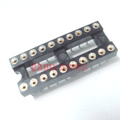 芯片插座 20芯窄体 IC座 高科美芯 圆孔IC座20PIN DIP20 10个9元