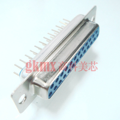 高科美芯 接插件 D型串口座双排DB25直孔 母头焊板 2.5元/PCS