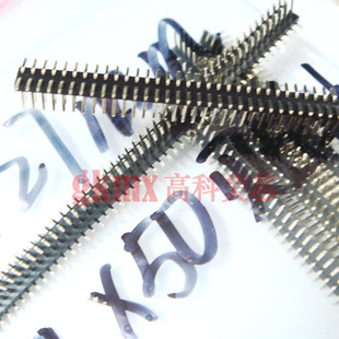 双排针2X50贴片针100芯 100PIN 间距1.27mm（一根）
