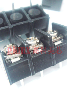 高科美芯 接线端子KF8500-3芯 3PIN 8.5MM旁边脚黑色直脚 10个8元