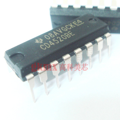 高科美芯 集成电路CD4520BE DIP16 二进制向上计数器 3.5元/PCS
