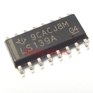 集成电路74LS139A 3.9MM SOP16贴片 路解码器/解复用器 2.2元
