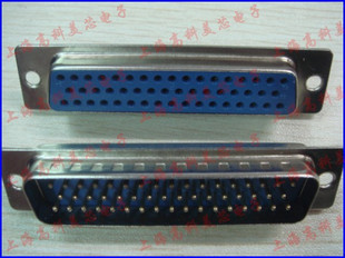 高科美芯 接插件 D型串口座三排DB50公头与母头 焊线 1套9元