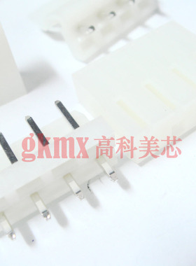 高科美芯 白色插座 CH5.08-4芯 直脚 4芯 5.08间距 10套7元