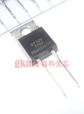 高科美芯 整流二极管BY329-1000 TO220快速软恢复 2.5元/PCS