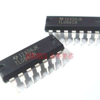 IC集成电路TL084C  DIP14 四运算放大器 3元/PCS