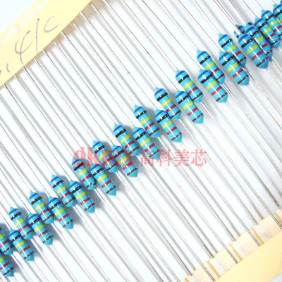 高科美芯 金属膜电阻1/4W 0.25W 60.4K 色环电阻精度1% 100个5元