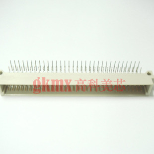 连接器 364欧式插座3排 64芯 64PIN 间距2.54弯针公头 5元/PCS