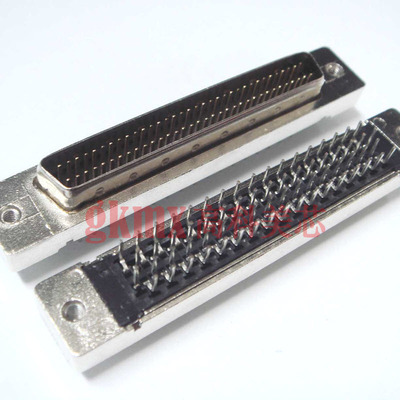高科美芯 全钢D型连接器串口座SCSI68直针 公头焊板 45元/PCS