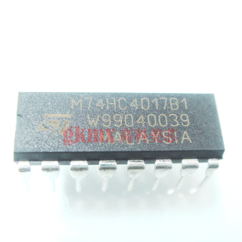 高科美芯 IC集成电路M74HC4017B  DIP16 CMOS逻辑器件 5元/PCS