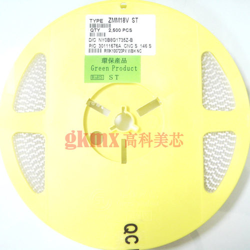 高科美芯 齐纳稳压二极管ZMM18V(18V/LL-34玻璃管1206)50个5元