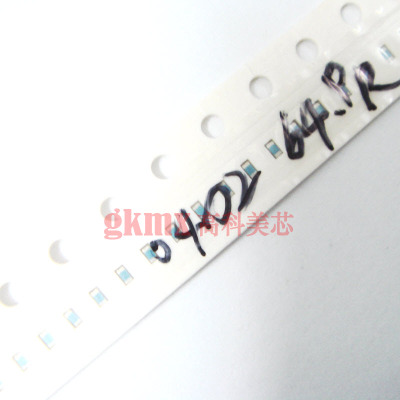 高科美芯 0402精密电阻64.9R 精度1% 贴片电阻 片状电阻 100个4元