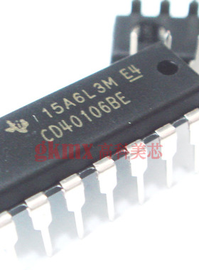TI集成电路CD40106BE DIP14 CMOS逻辑器件  2.5元/PCS