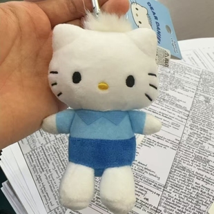 丹尼尔kitty猫包包小挂件可爱书包挂饰女生哈喽kt毛绒公仔小玩偶