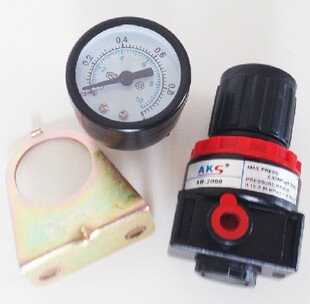 减压阀AR2000亚德客型减压器调压阀2分口径G1/4带表