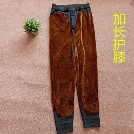 大码男士保暖衣秋冬季加绒加厚打底内衣宽松男款圆领棉毛衫