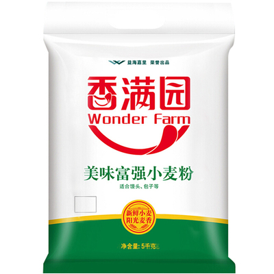 香满园中筋面粉富强粉20kg40斤