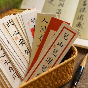 自由在风里 答案在时间里书签 简约高级励志文字美好祝福阅读书签