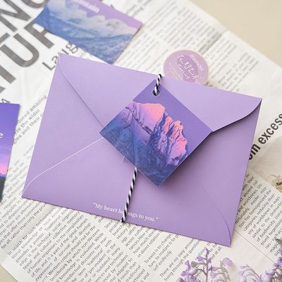 早沫风月无边信封信纸套装