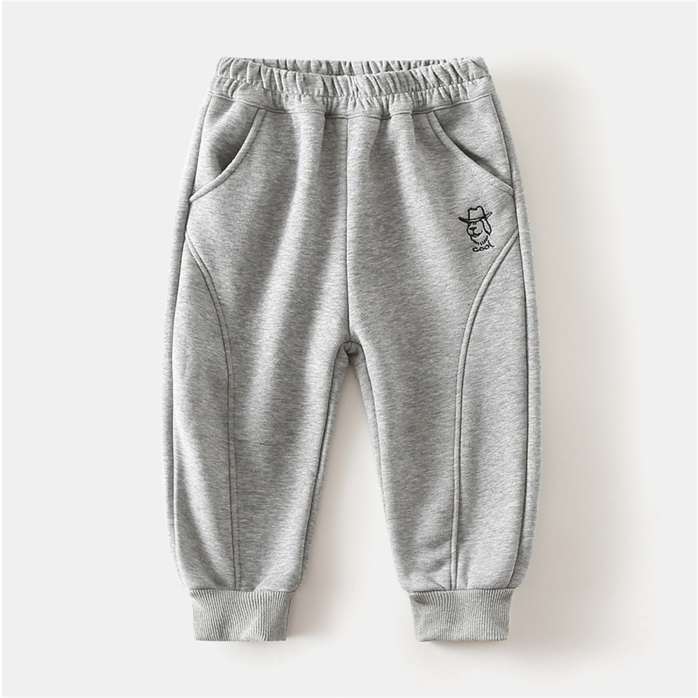 三折品牌撤柜清仓秋冬季儿童加厚裤子宝宝加绒裤子男童运动卫裤