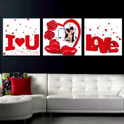 新婚三副十字绣系列幸福美满送人