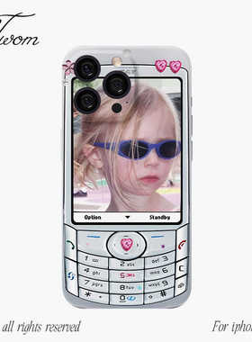 Y2K可爱搞怪手机壳适用iPhone17promax创意苹果16promax美式复古恶搞15promax大哥大甜酷风14小众设计13全包