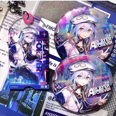 明日方舟周边水月钥匙扣吧唧