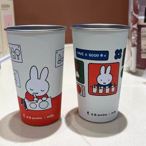 古茗联动米菲兔冷变杯套装