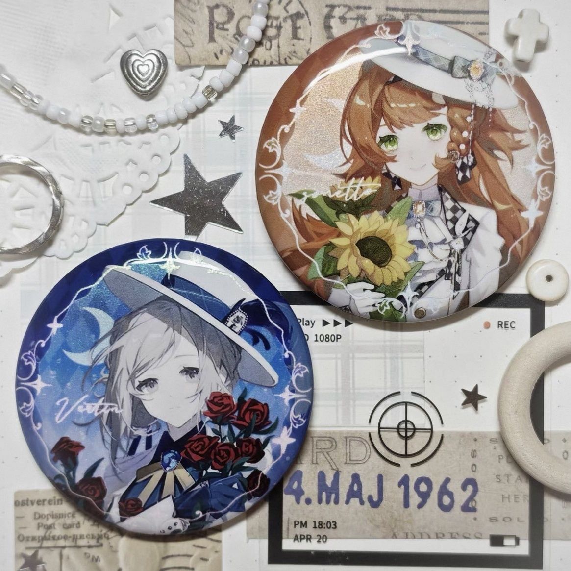 重返未来1999周边徽章