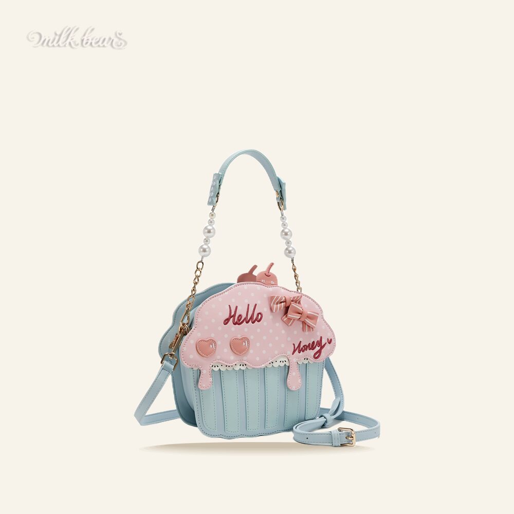 奶茶熊夏日甜心单肩斜跨包lolita