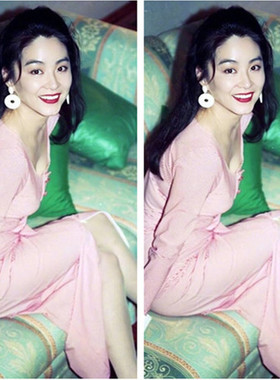 明星林青霞同款欧美潮长款耳环