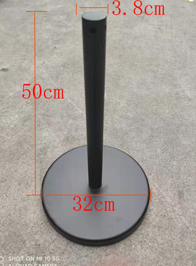 博物馆穿绳矮围栏 美术馆隔离栏杆画室穿绳栏杆座 画廊小护栏38管