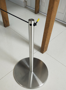 博物馆矮围栏 美术馆小栏杆座 画廊精致一米线穿绳孔护栏画室包邮