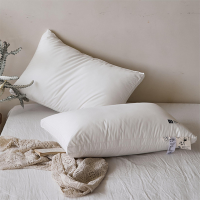 成人全棉羽绒护颈枕芯