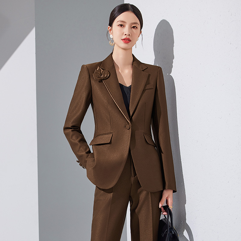 大牌高级感西装外套女秋冬新款女神范职业套装西服外套经理工作服