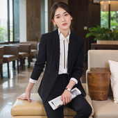 收腰显瘦正装 女秋冬修身 大学生面试工作服西服两件套 套装 职业西装
