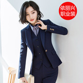 小西装 工作服 黑色修身 女外套秋冬季 职业西服上衣韩范气质面试正装