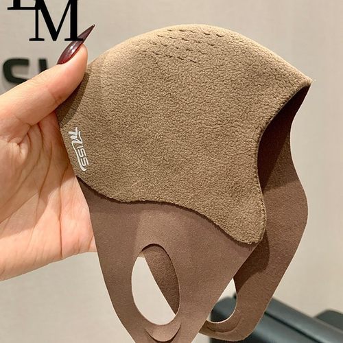 保暖口罩女高颜值秋冬季加厚防风防寒户外骑车防晒面罩脸罩可水洗