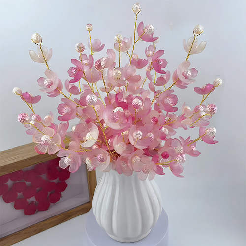 炫彩幸福花材料包手工制作编织品