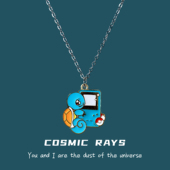 宇宙射线 动漫神奇宝贝宝可梦系列吊坠可爱杰尼龟百搭童年回忆款