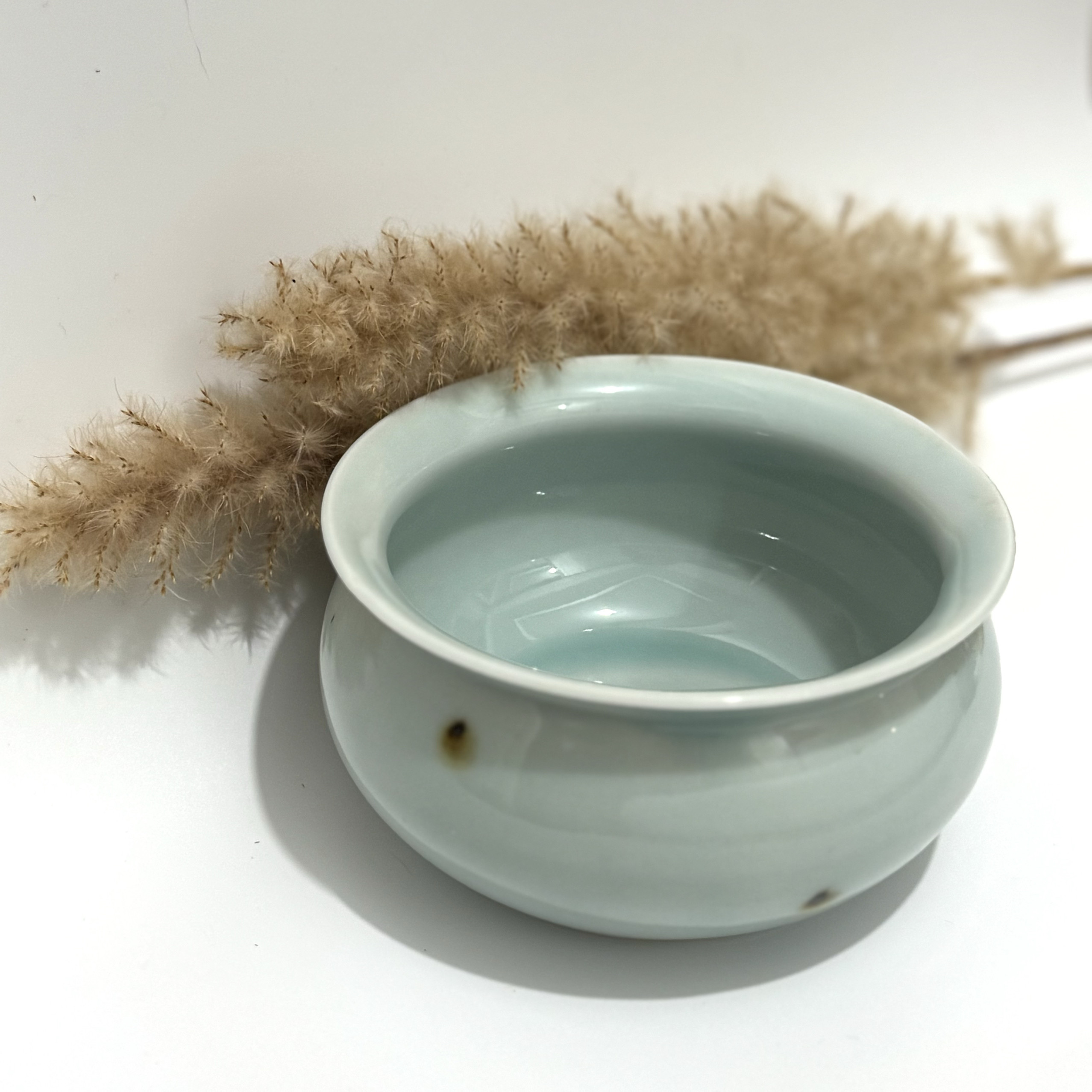 日产 青瓷 建水 茶渣桶 建水 食物收纳 养花盆 笔洗 文房摆件