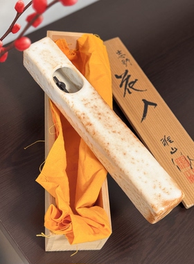 日产 志野烧 挂壁花入 花瓶器 粗陶 日式 侘寂 插花 摆件 花瓶
