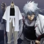 Gintama Putian thời gian bạc COS hát Một màu đỏ bạc 缨 Phiên bản sân khấu của bộ tóc giả anime trang phục COSPLAY - Cosplay cosplay violet evergarden